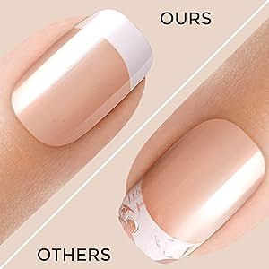 french manicure fake nails