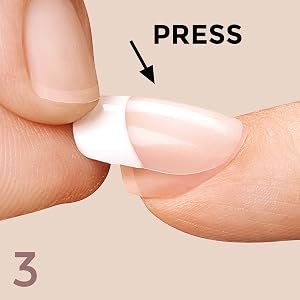 FAKE NAILS FRENCH MANICURE